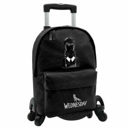 BlackFit8|Mochila Escolar com Rodas Compact BlackFit8 M918 Turquesa 33 X 45 X 22 cm