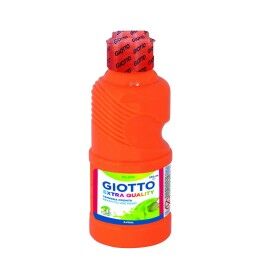 Giotto|Têmpera Giotto Fluo Laranja 250 ml (8 Unidades)