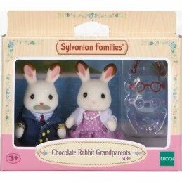 Sylvanian Families|Figuras de Ação Sylvanian Families 5190 Grandparents Rabbit Chocolate