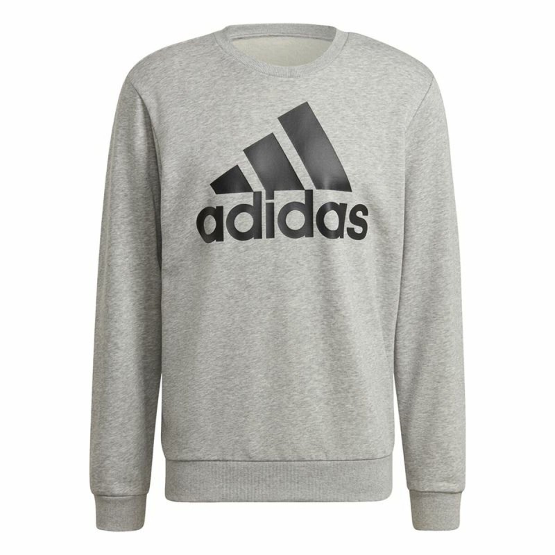 Polar sem Capuz Homem Adidas Essential Big Logo Cinzento