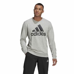 Polar sem Capuz Homem Adidas Essential Big Logo Cinzento