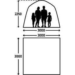 Kampa|Toldo de Praia Kampa Cinzento