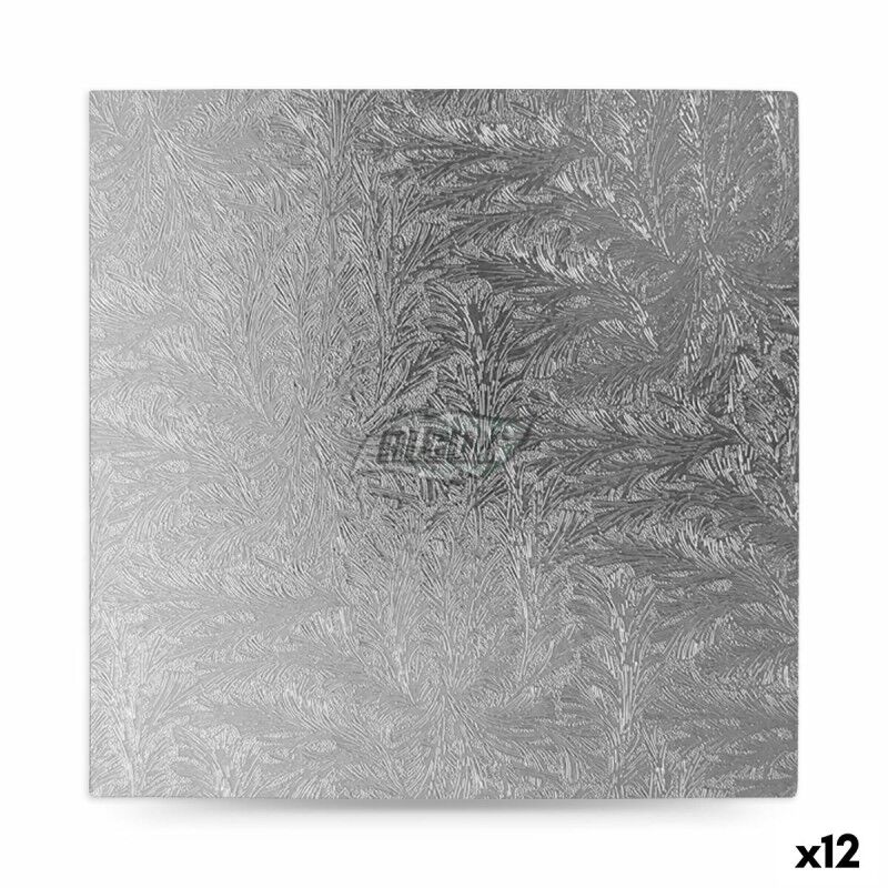 Algon|Base para bolo Algon Prateado 40 x 40 x 1,5 cm Quadrado (12 Unidades) Algon|Base para bolo Algon Prateado 40 x 40 x 1,5 cm Quadrado (12 Unidades)
