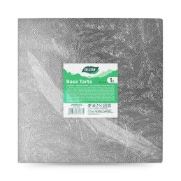 Algon|Base para bolo Algon Prateado 40 x 40 x 1,5 cm Quadrado (12 Unidades)