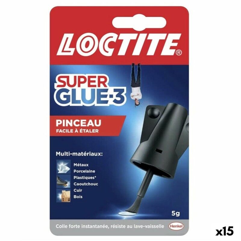 Loctite|Cola Instantânea Loctite Super Glue-3 5 g (15 Unidades) Loctite|Cola Instantânea Loctite Super Glue-3 5 g (15 Unidades)