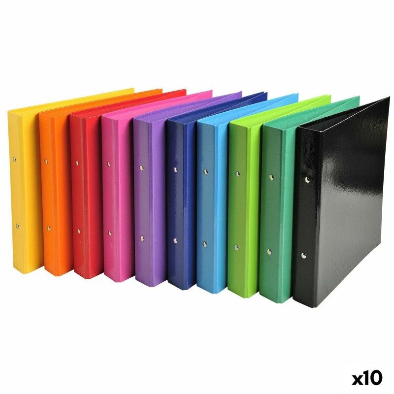 Exacompta|Pasta com argolas Exacompta Multicolor A5 (10 Unidades) Exacompta|Pasta com argolas Exacompta Multicolor A5 (10 Unidades)