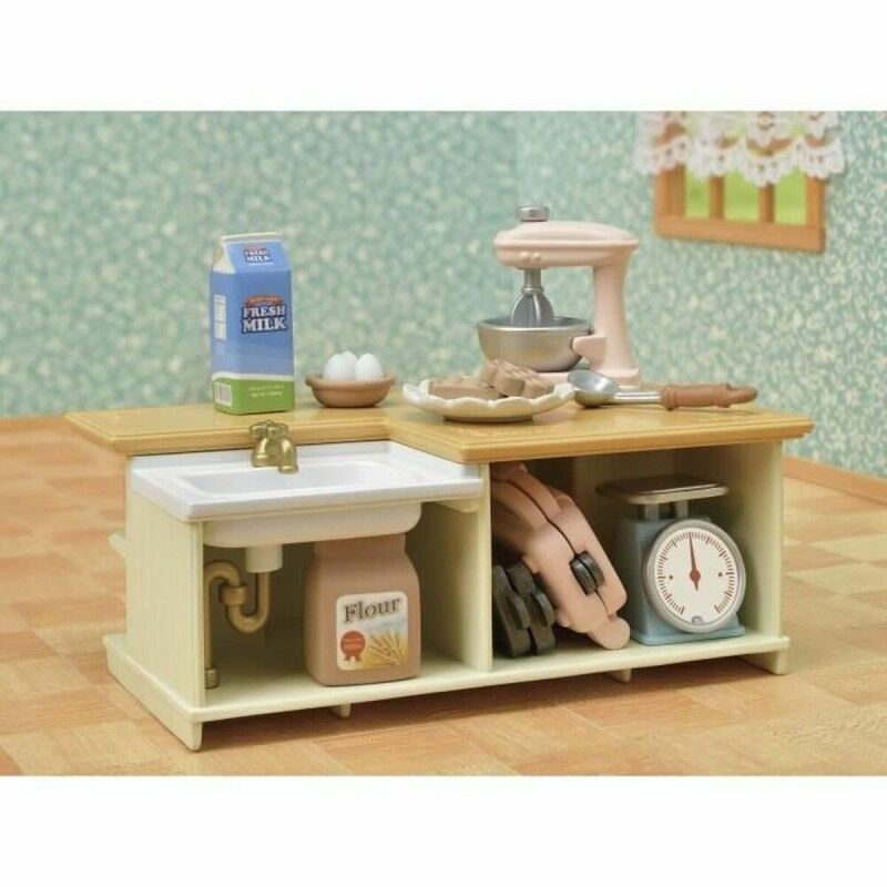 Sylvanian Families|Figuras de Ação Sylvanian Families 5442  SYLVANIAN FAMILIES Kitchen land