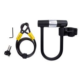 Dunlop|Cabo com cadeado Dunlop Preto