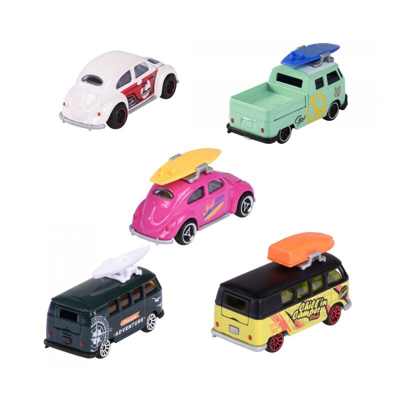 Majorette|Playset de Veículos Majorette Volkswagen Originals (5 Peças) Majorette|Playset de Veículos Majorette Volkswagen Originals (5 Peças)