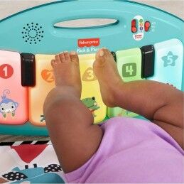 Fisher-Price|Tapete de jogos Fisher-Price Kick and Play Plástico Guizo Piano ES