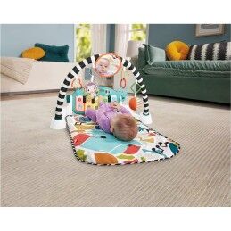 Fisher-Price|Tapete de jogos Fisher-Price Kick and Play Plástico Guizo Piano ES