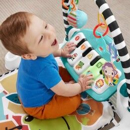 Fisher-Price|Tapete de jogos Fisher-Price Kick and Play Plástico Guizo Piano ES