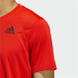 T-shirt de Futebol Adidas CLUB 3STR TEE Vermelho