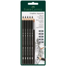 Conjunto de Lápis Faber-Castell Aguarela (5 Unidades)