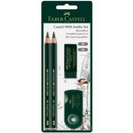 Conjunto de Lápis Faber-Castell Preto (5 Unidades)