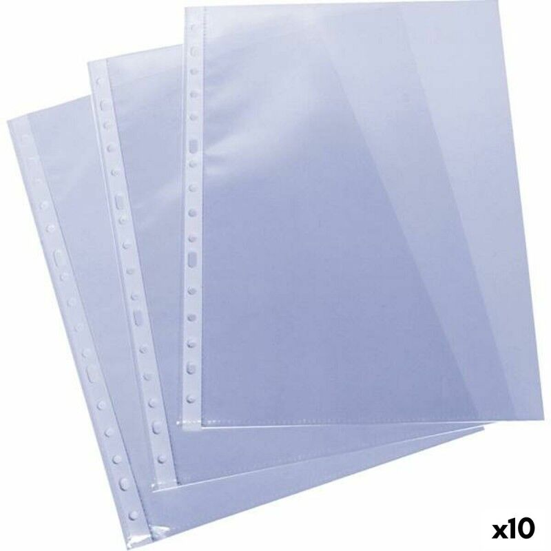 Grafoplas|Capas Grafoplas Transparente A4 Perfuradas (10 Unidades)
