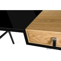 Unique|Secretária Unique LESTE JSBG-142-1 Preto Aço 120 x 76 x 60 cm
