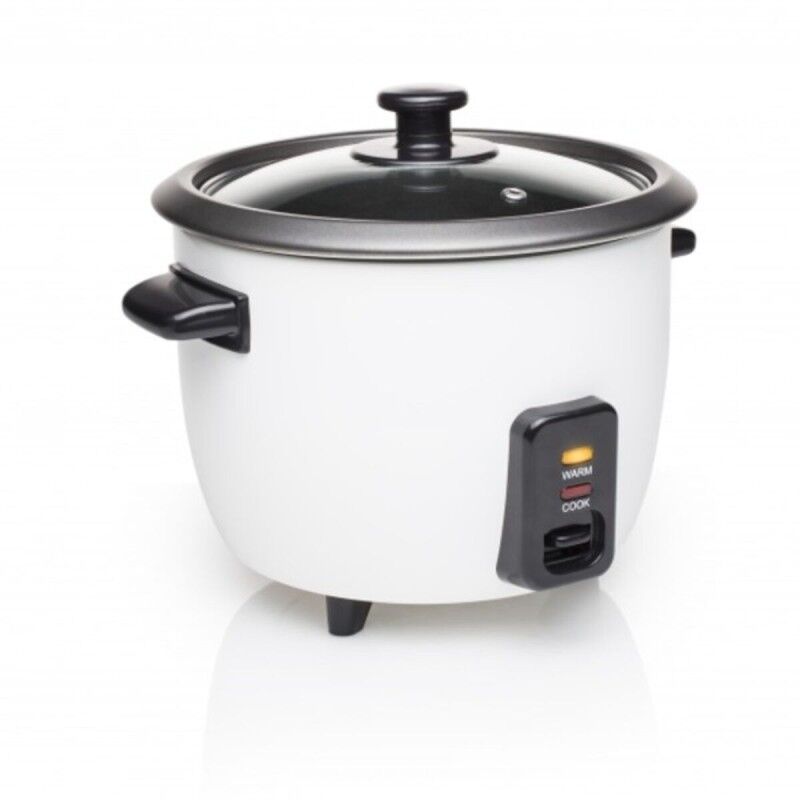 Tristar|Panela de Arroz Tristar Arrocera 300 W Aço inoxidável Alumínio Branco Preto/Branco 600 ml Tristar|Panela de Arroz Tristar Arrocera 300 W Aço inoxidável Alumínio Branco Preto/Branco 600 ml