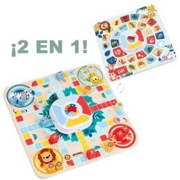 Woomax|Tabuleiro de Jogo dos Cavalinhos e da Glória Woomax Zookabee 30 x 3 x 30 cm Infantil animais (6 Unidades)
