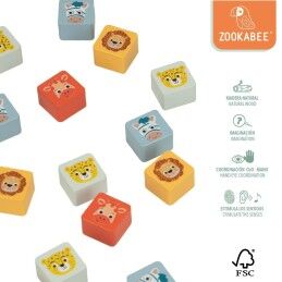 Woomax|Tabuleiro de Jogo dos Cavalinhos e da Glória Woomax Zookabee 30 x 3 x 30 cm Infantil animais (6 Unidades)