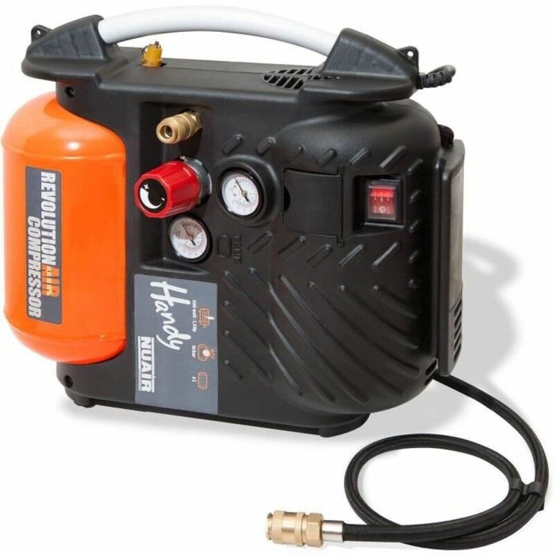 REVOLUTION'AIR|Compressor de Ar REVOLUTION'AIR Handy Comp 1,5 cv 5 L Laranja REVOLUTION'AIR|Compressor de Ar REVOLUTION'AIR Handy Comp 1,5 cv 5 L Laranja