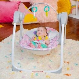 bright starts|Rede para Bebé Bright Starts Pink Paradise Cor de Rosa