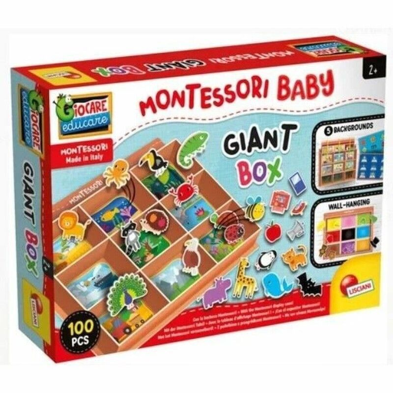 Lisciani Giochi|Jogo Educativo Lisciani Giochi Montessori Baby Giant Box