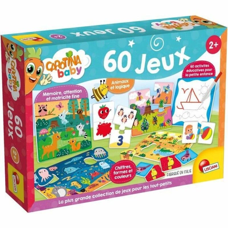 Lisciani Giochi|Jogo Educativo Lisciani Giochi Carotina Baby 60 Jeux (FR) Lisciani Giochi|Jogo Educativo Lisciani Giochi Carotina Baby 60 Jeux (FR)