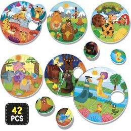 Lisciani Giochi|Jogo Educativo Lisciani Giochi Montessori Baby Round Puppies (FR)