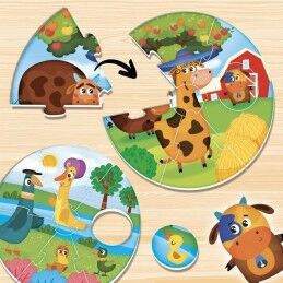 Lisciani Giochi|Jogo Educativo Lisciani Giochi Montessori Baby Round Puppies (FR)