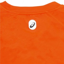 Camisola de Manga Comprida Homem Asics Hermes Laranja