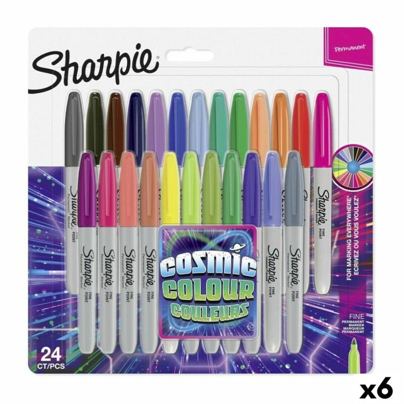 Sharpie|Conjunto de Marcadores Sharpie Cosmic Colour Multicolor (6 Unidades)