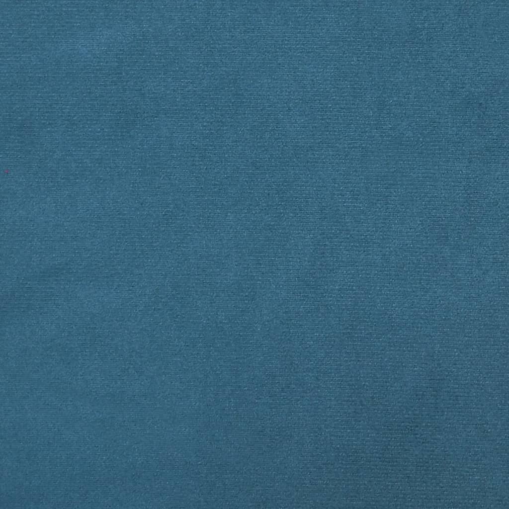 vidaXL Cadeira com apoio de braços 63x76x80 cm veludo azul