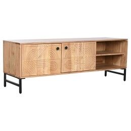 DKD Home Decor|Mesa de apoio DKD Home Decor Pele Ferro Lacado (40 x 40 x 56 cm)