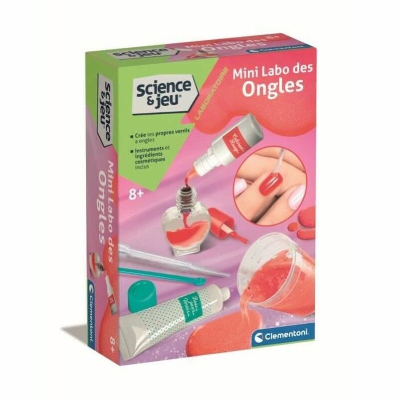 Clementoni|Jogo de Trabalhos Manuais Clementoni Mini Nail Lab Create your own nail polish (FR)