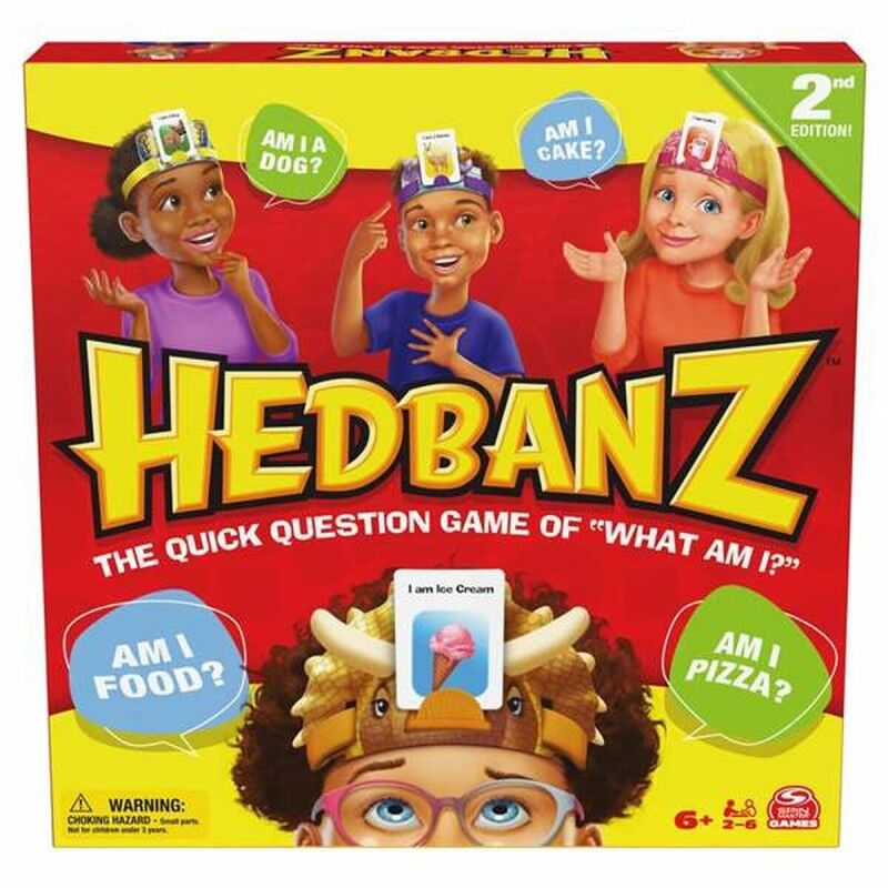 Spin Master|Jogo de Mesa Spin Master Hedbanz Spin Master|Jogo de Mesa Spin Master Hedbanz