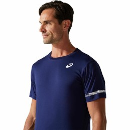 Camisola de Manga Curta Homem Asics Court SS Azul