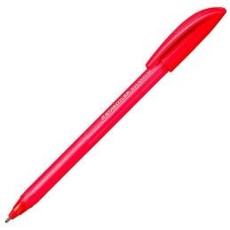Staedtler|Conjunto de Canetas Staedtler Ball 4320 Vermelho 1 mm (100 Unidades)