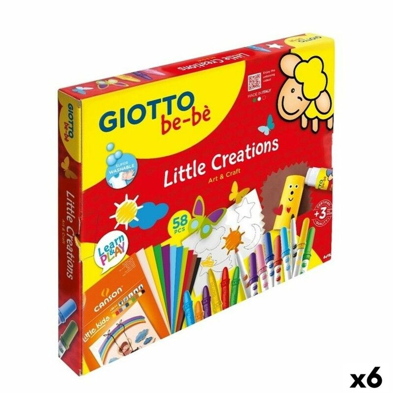 Giotto|Conjunto de Desenho Giotto BE-BÉ Little Creations Multicolor (6 Unidades) Giotto|Conjunto de Desenho Giotto BE-BÉ Little Creations Multicolor (6 Unidades)