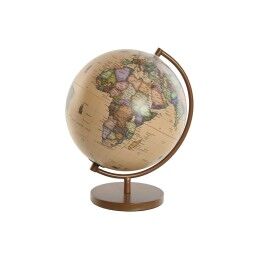 Home ESPRIT|Globo Terrestre Home ESPRIT Castanho PVC 26 x 25 x 34 cm