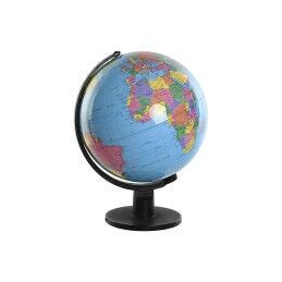 Home ESPRIT|Globo Terrestre Home ESPRIT Azul Preto PVC 33 x 32 x 41 cm