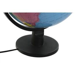 Home ESPRIT|Globo Terrestre Home ESPRIT Azul Preto PVC 33 x 32 x 41 cm