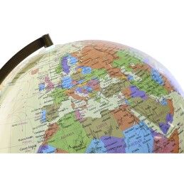 Home ESPRIT|Globo Terrestre Home ESPRIT Bege Dourado PVC 33 x 32 x 42 cm