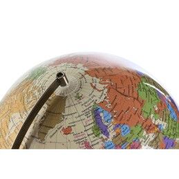 Home ESPRIT|Globo Terrestre Home ESPRIT Bege Dourado PVC 33 x 32 x 42 cm