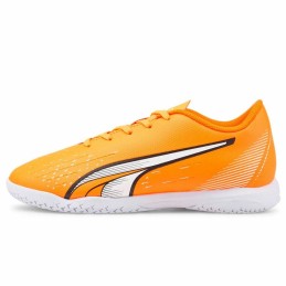 Chuteiras Infantis Puma Ultra Play It Laranja Homem