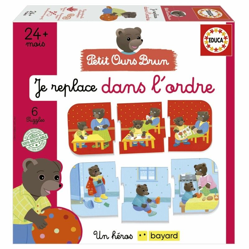 Educa|Jogo Educativo Educa Je replace dans l´ordre (FR) Educa|Jogo Educativo Educa Je replace dans l´ordre (FR)