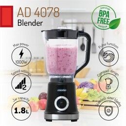 Adler|Batedora de Copo Adler Preto 1000 W
