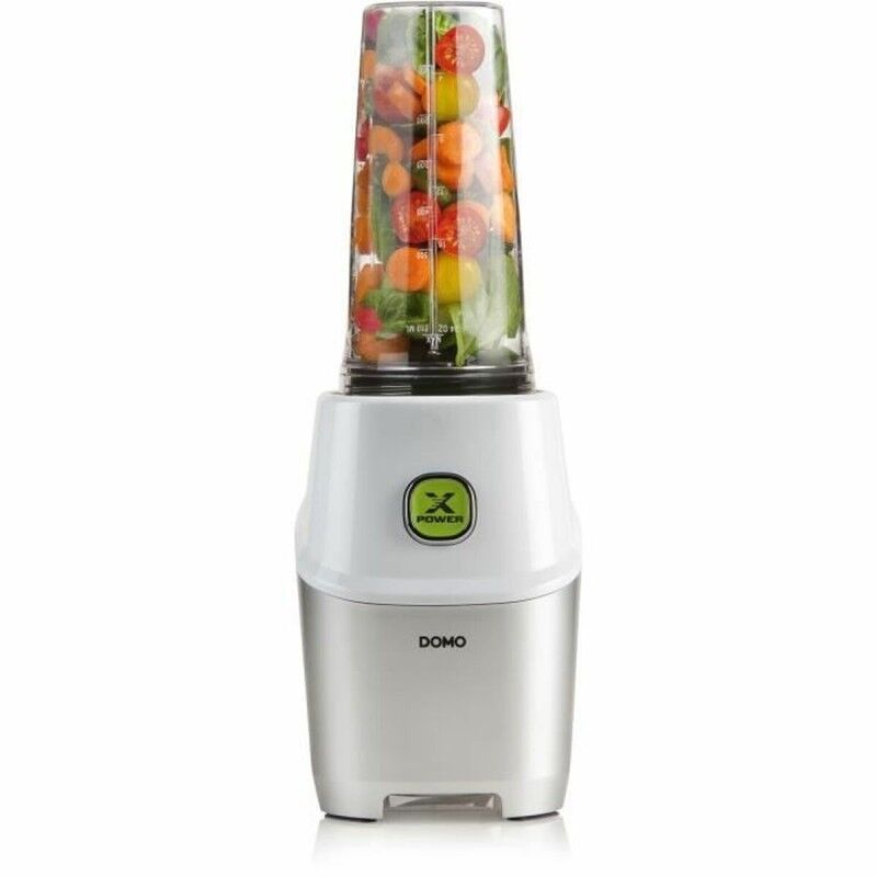DOMO|Batedora de Copo DOMO 900 W 600 ml Branco