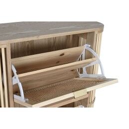 Home ESPRIT|Sapateira Home ESPRIT Dourado Natural Rotim Madeira de abeto Tropical 70 x 29 x 115 cm