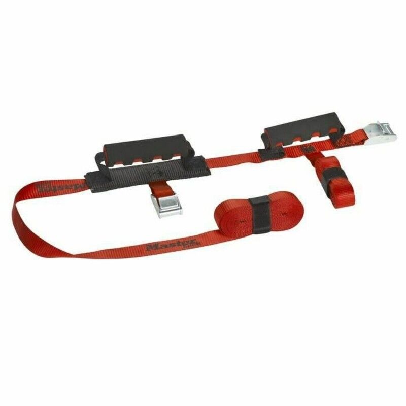 Master Lock|Correia Master Lock Vermelho 5,5 m 80 kg Master Lock|Correia Master Lock Vermelho 5,5 m 80 kg